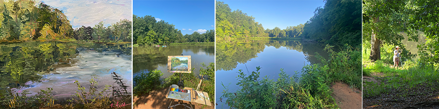 Anne Springs Close Greenway — Plein Air Painting