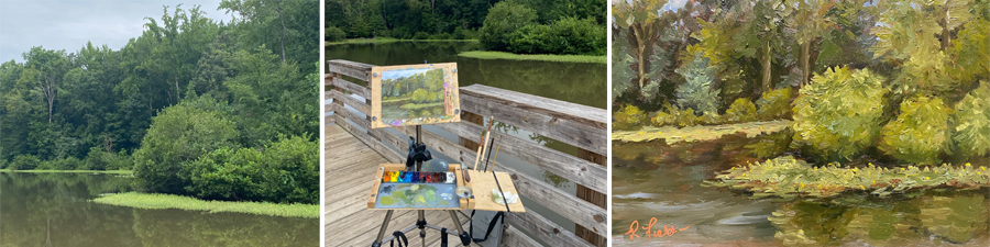 George Poston Park — Plein Air Painting