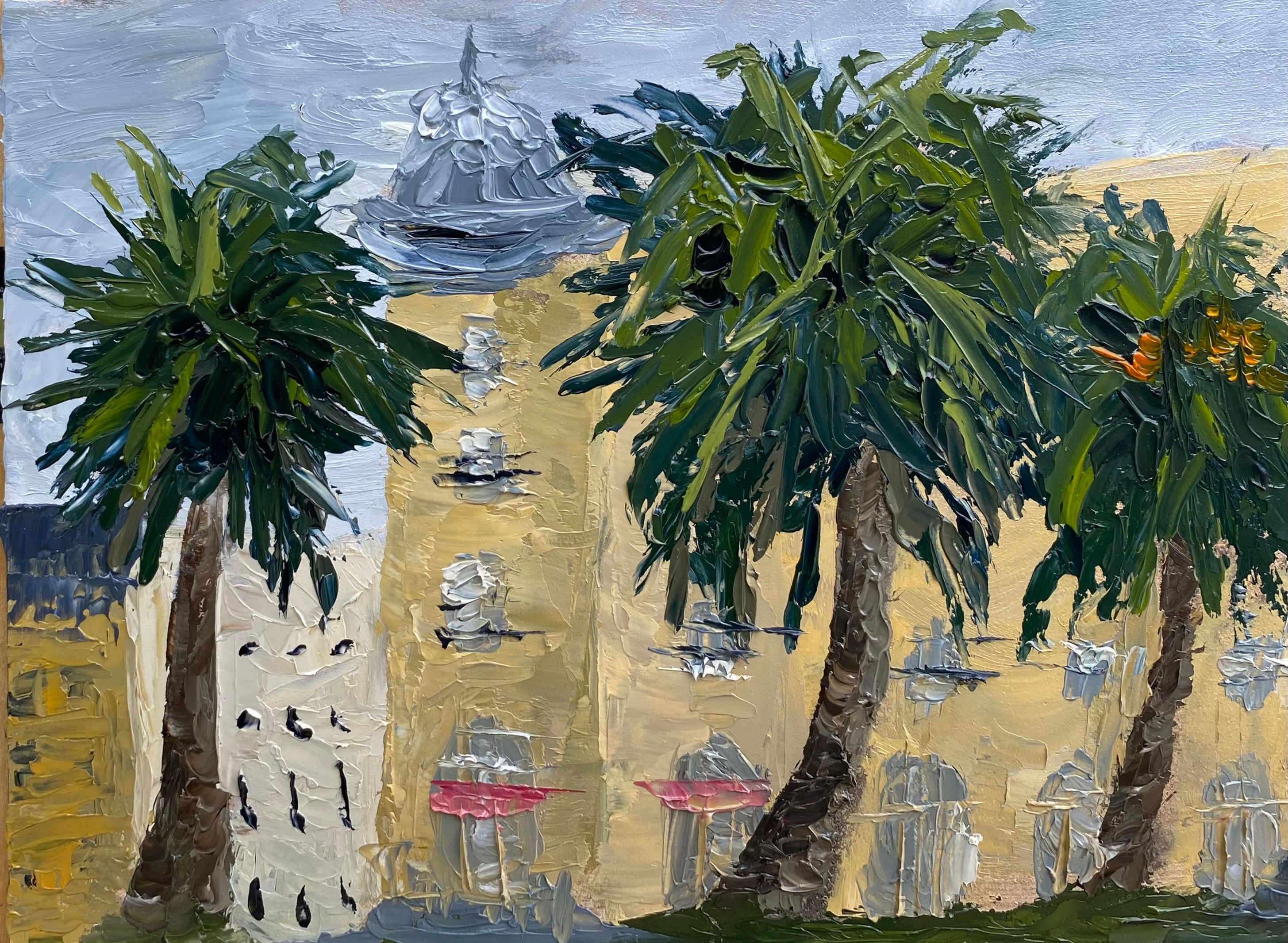 Maria Christina with Palms