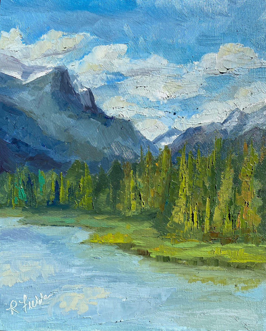 Canadian Rockies from Canmore