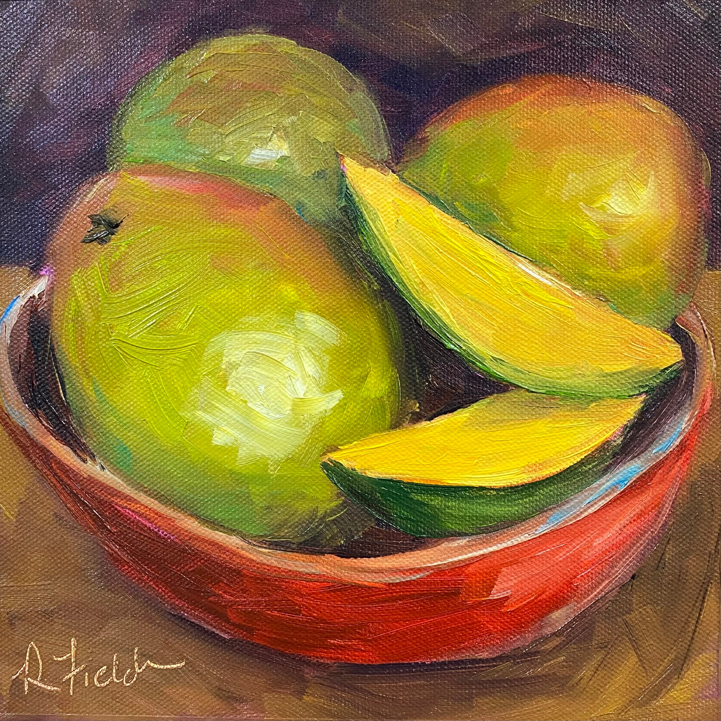 Mangoes in a Bowl